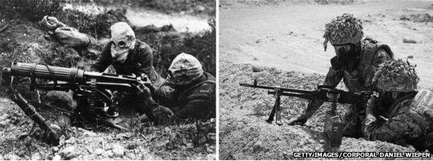 Iconic WW1 photo recreated