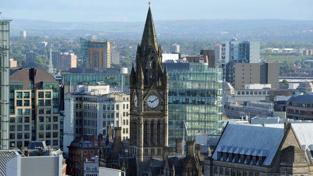 Manchester skyline