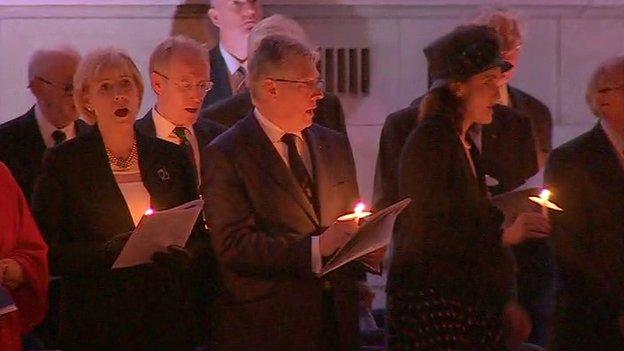 Peter Robinson and Theresa Villiers