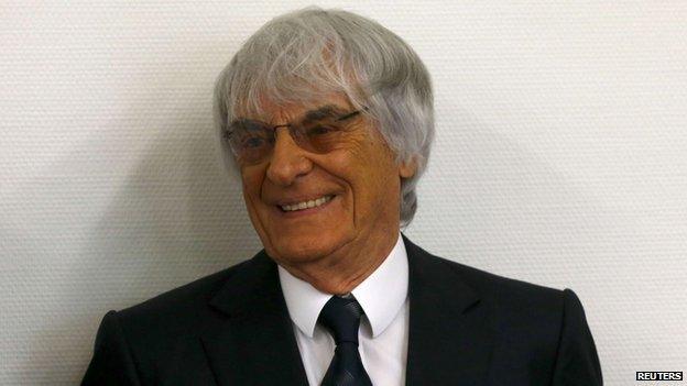 F1 boss Bernie Ecclestone, 5 Aug 14