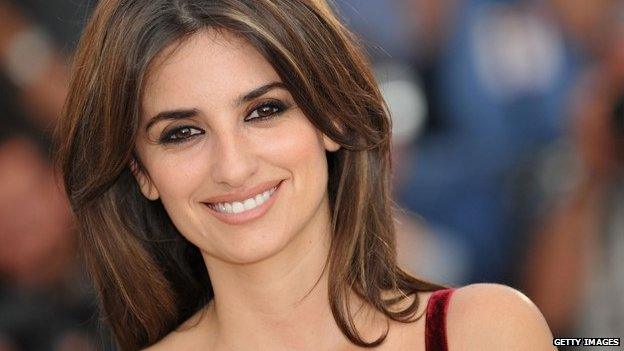 Actress Penelope Cruz in 2008