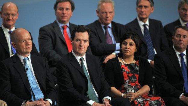 Lady Warsi joined the cabinet when David Cameron entered Downing Street in 2010