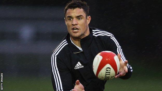 New Zealand fly-half Dan Carter