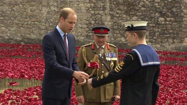 Duke of Cambridge and General Lord Dannatt