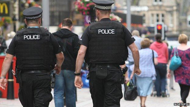 Firearms officers in Inverness