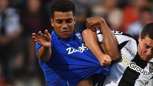 Birmingham City midfielder Tom Adeyemi