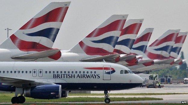 British Airways planes