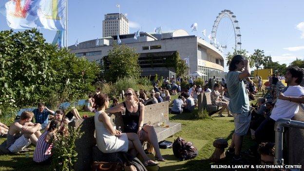 Southbank Centre's Roof Garden on Queen Elizabeth Hall