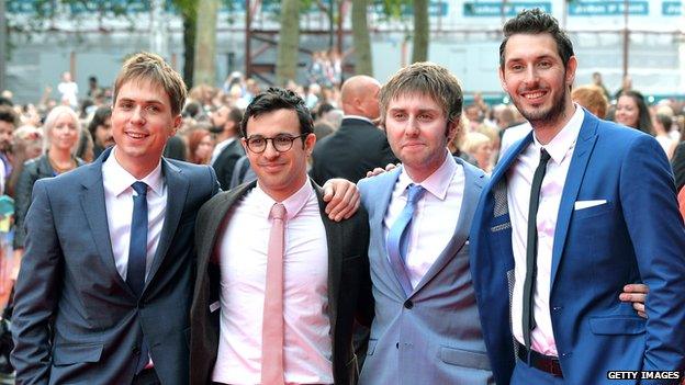 The cast of The Inbetweeners