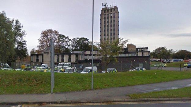 Police station in Wrexham