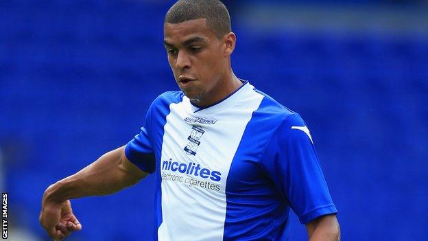 Birmingham City midfielder Tom Adeyemi