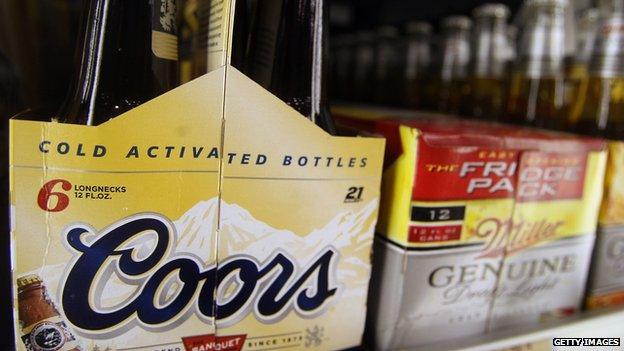 Coors bottles