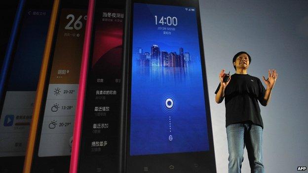 Xiaomi CEO at Xiaomi phone launch