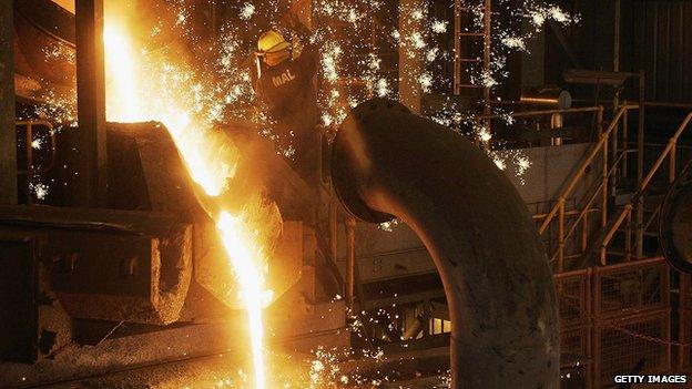 Rio Tinto iron smelter in Perth Australia