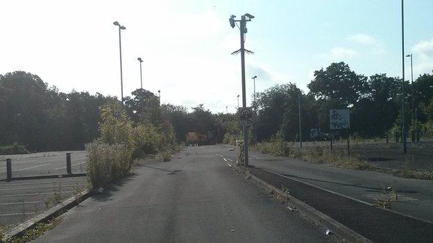 Former Swindon park and ride site