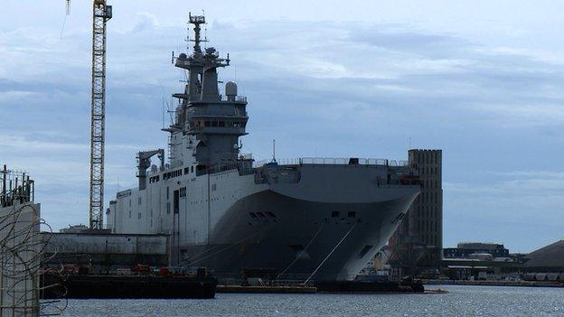 Vladivostok ship in Saint-Nazaire