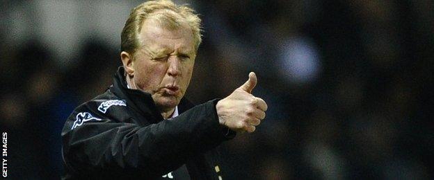 Derby boss Steve McClaren