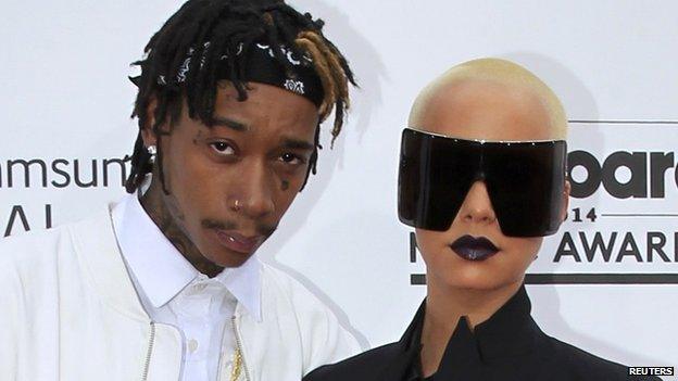 Wiz Khalifa and Amber Rose