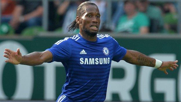 Didier Drogba of Chelsea