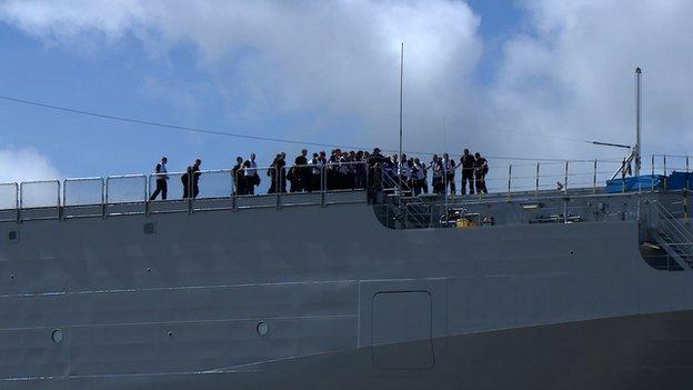 Sailors on Vladivostok