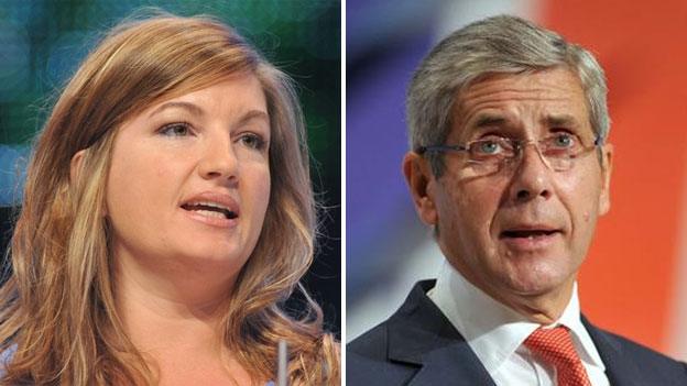 Karen Brady and Sir Stuart Rose