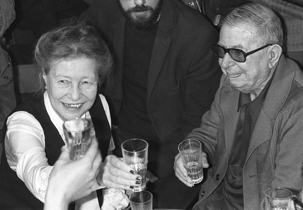 Simone de Beauvoir and Jean-Paul Sartre
