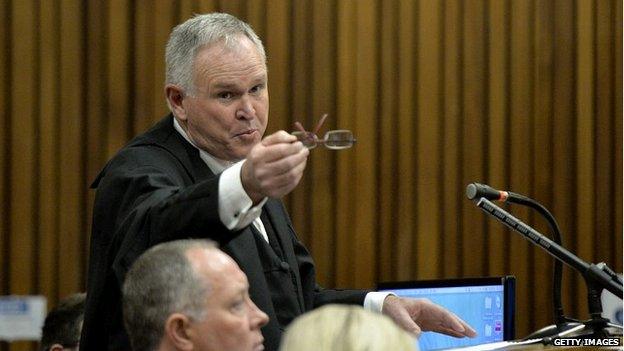 Barry Roux gives his closing arguments in Oscar Pistorius' murder trial - 8 August 2014