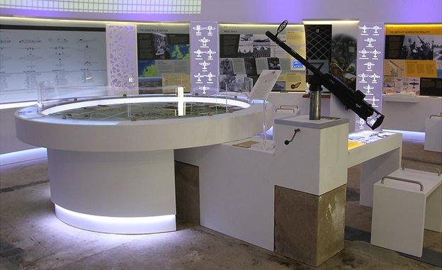 Interior view of Langham Dome Museum