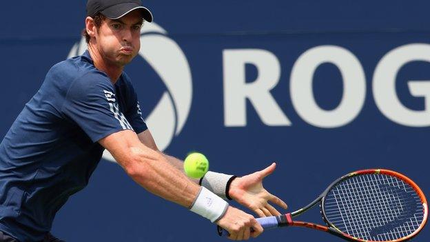 Andy Murray at the Rogers Cup