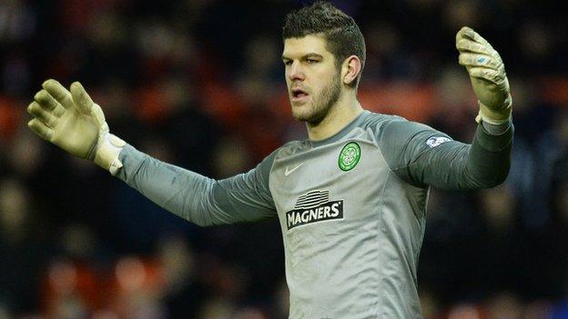 Fraser Forster of Celtic