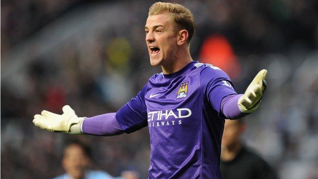 Joe Hart of Manchester City