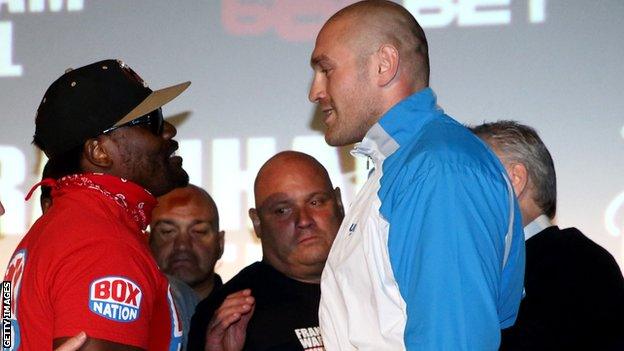 Dereck Chisora and Tyson Fury