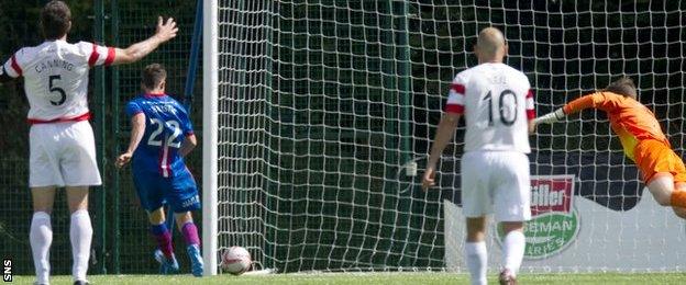 Ryan Christie made it 2-0 to Inverness against Hamilton.