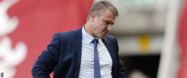 Birmingham manager Lee Clark