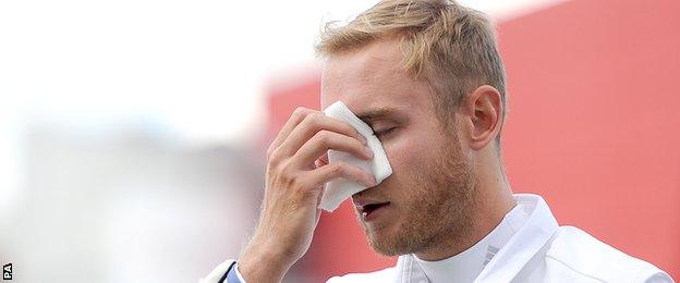 England's Stuart Broad