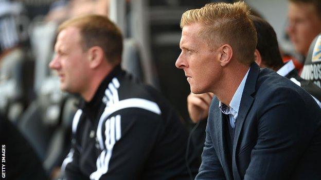 Swansea manager Garry Monk