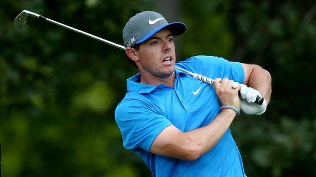 Rory McIlroy during the 3rd day of the US PGA