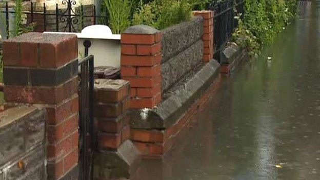 flooded street