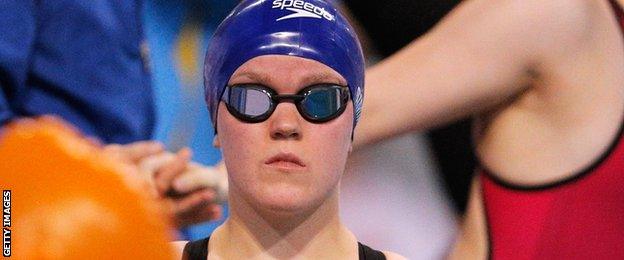 Swimmer Ellie Simmonds