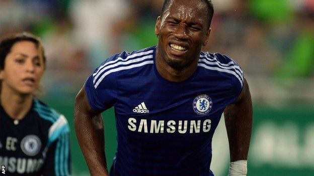 Didier Drogba of Chelsea