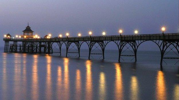 Clevedon, Pier, North Somerset