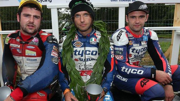 Michael Dunlop, Guy Martin and William Dunlop