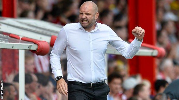 Charlton manager Bob Peeters