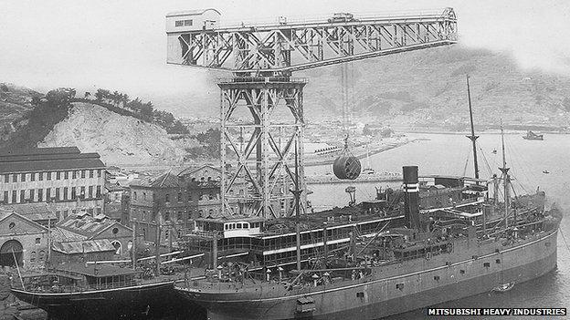 The Crane was built and erected by the Motherwell Bridge Company in 1909