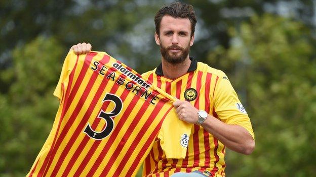 English defender Dan Seaborne is delighted to have joined Scottish Premiership side Partick Thistle