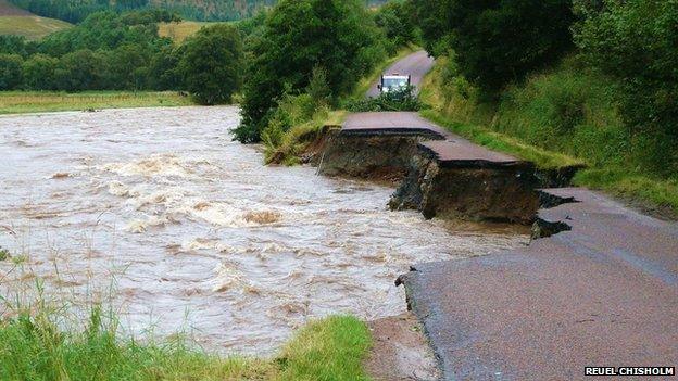 Road outside Tomintoul