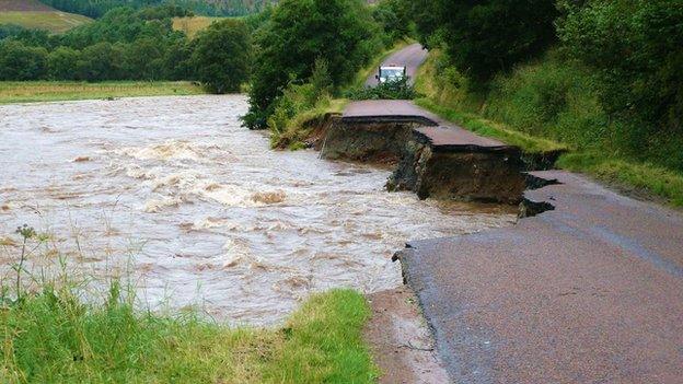 Road outside Tomintoul