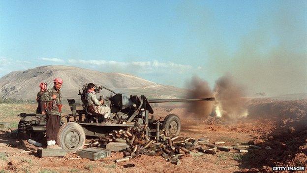 1991 Kurdish Peshmerga soldiers