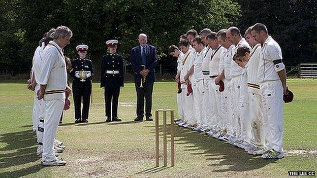 The Lee CC v Manor House cricket WW1 memorial match