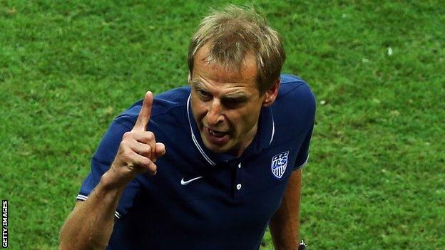 USA manager Jurgen Klinsmann